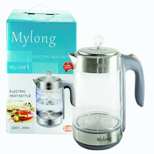 Bouilloire électrique Mylong MY3088 220V 2L Garantie 1 Mois