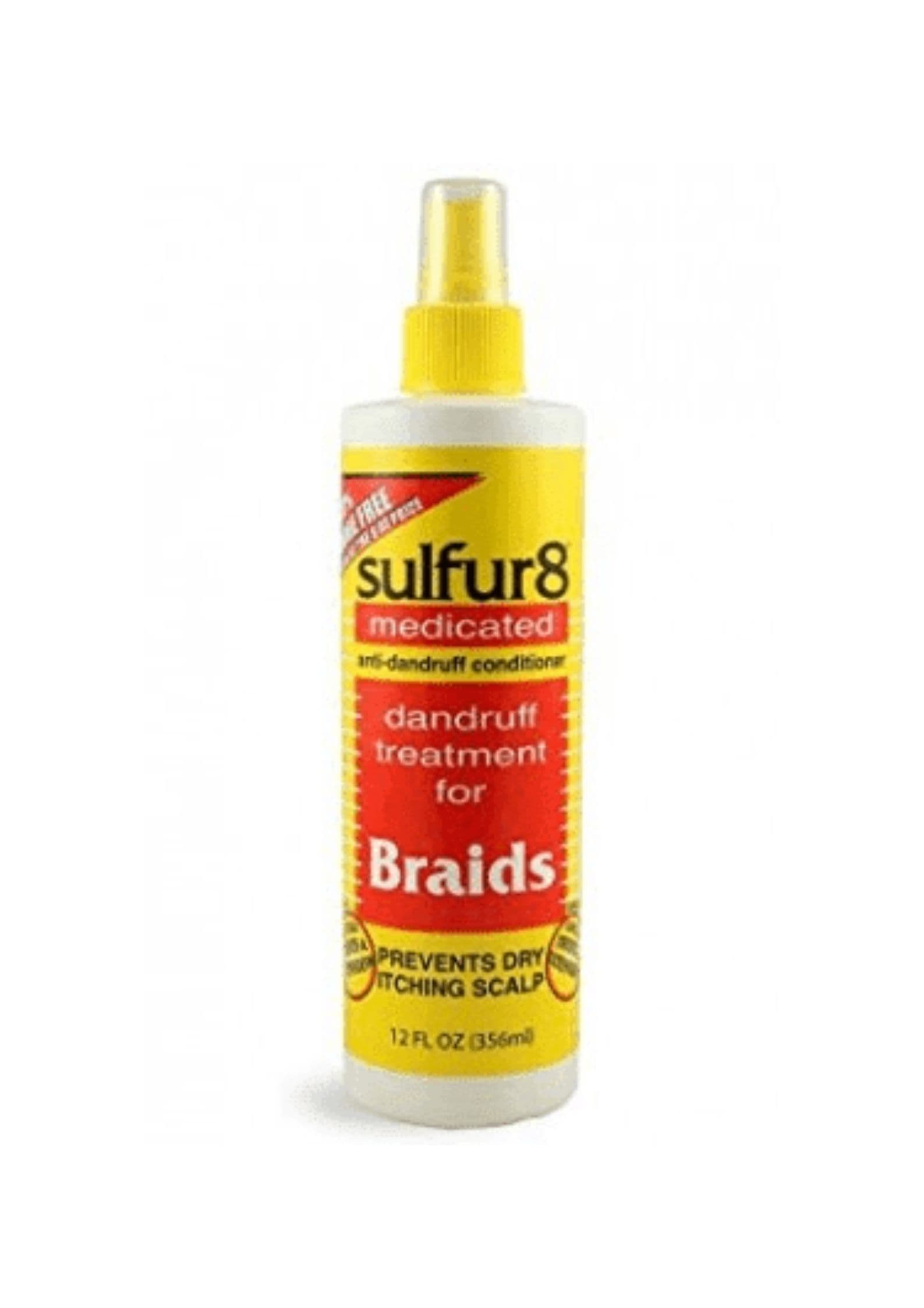 Spray antipelliculaire pour tresses SULFUR8 356ml